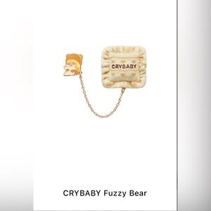 Pop Mart POP BEAN Fluffy & Cozy Series-Fridge Magnet - CRYBABY Fuzzy Bear